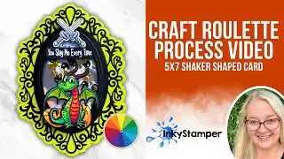 When Craft Roulette Gets Shaky&hellip; 👀 | 5x7 Shaped Shaker Card | Episode 301