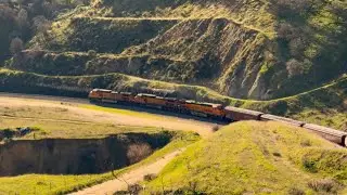 A BNSF Grain Train Charges Up out of Bealville on the Tehachapi Sub! | January 9, 2026