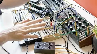 Moog Subharmonicon | KOMA KOMMANDER motion controller modulating the VCF