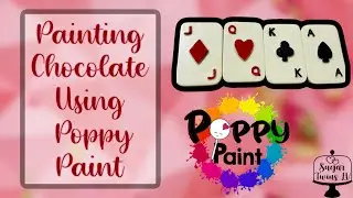 Painting Chocolate Cards | Poppy Paint | First time honest review