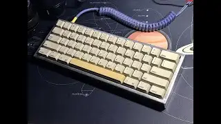 Keebs - Typing Test - H360 Custom mech with Modded Orange Alps