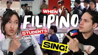 Latinos react to 'This is what happens when Filipino Students start singing...'