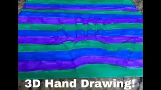 How to Draw: A 3D Hand Optical Illusion Effect Drawing!/ Z's Thang