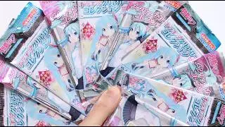 Hatsune Miku Metallic Card Collection and Kira Kira Clear Card Collection Unboxing