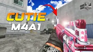 Обычный игрок в SF Legends, использующий винтовку CUTIE M4A1.