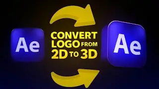 Convert 2D Logo to 3D in After Effects | No Plugins Needed