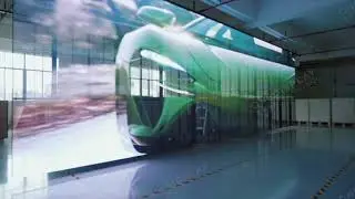 OneDisplay P3.9 Transparent Led Screen Effect demonstration