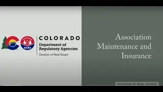 Association Maintenance and Insurance