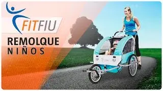 Remolque de bicicleta para niños