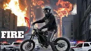 Fire breakout, on this Surron lbx,￼