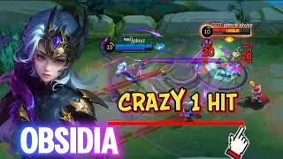 THIS TOP GLOBAL OBSIDIA ONE HIT BUILD IS RIDICULOUS!!🤪 - Mobile Legends