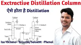 Extractive Distillation Column/How to Extractive Distillation /Extractive Distillation/Distillation