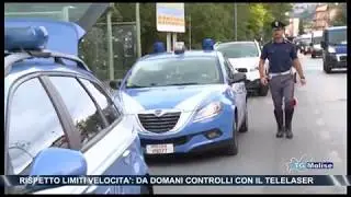 Rispetto limiti di velocit&agrave;, da domani controlli con il telelaser