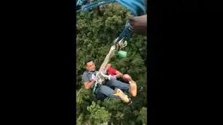 Conquer your fear with the free fall @ The BIG Swing, Graskop, Mpumalanga, South Africa