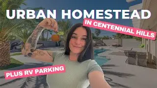 Self-Sufficient Living in Centennial Hills | Half Acre with a Garden + RV parking!