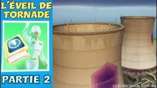 PLANER AU-DESSUS DES R&Eacute;ACTEURS DE STEAMY STACKS DANS LA TEMP&Ecirc;TE (D&Eacute;FIS L'&Eacute;VEIL DE TORNADE)