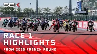 HIGHLIGHTS from a chaotic Race 1 at Magny-Cours 💥 | 2025 #FrenchWorldSBK 🇫🇷