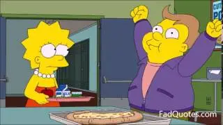 FadQuotes The Simpsons Lisa's Pizza Eater