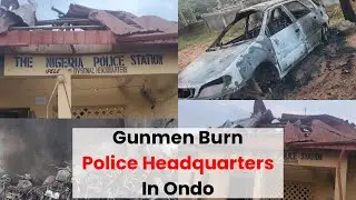 Unknown Gunmen Burn Police Headquarters In Ipele, Ondo State