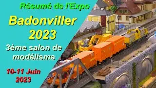 3ème Salon de Modélisme 2023 - BADONVILLER (54) - Résumé de l'expo - 11 Juin 2023