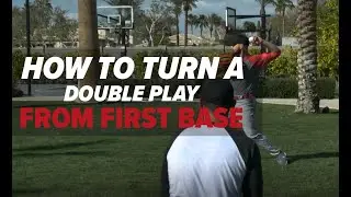 HOW TO TURN A DOUBLE PLAY FROM FIRST BASE WITH MLB PRO JARED WALSH