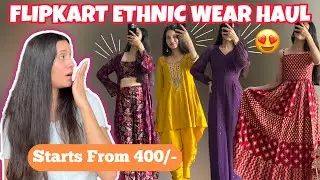 Flipkart Ethnic Wear Haul 2025 | Affordable Kurta Sets & Co-ords Starts From ₹400 😍 Try-On Haul