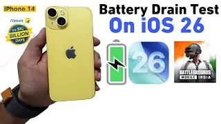 🔋iPhone 14 Battery Life Test on iOS 26 - Fantastic 🔋Battery Life 