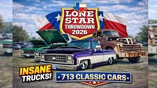 Insane Classic Trucks! Lone Star Throwdown 2026 Day 1 Highlights.
