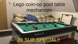 !!20 SUB SPECIAL!! Lego coin-op pool table mechanism