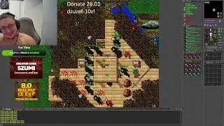 Treasura.Online /  8.0 hardcore tibia  / Elf Forest Qest + Stealth RIng Z EKIPA ! #kick #twitch