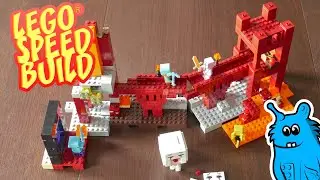 LEGO 21122 Minecraft Die Netherfestung Speed Build Deutsch German
