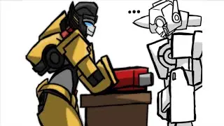 Sideswipe Loses An Arm Wrestle
