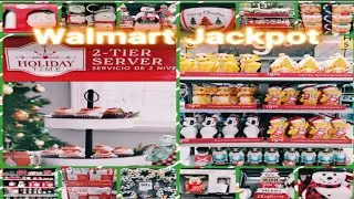 🎁🎄 Walmart Jackpot Christmas Decor Shop With Me!! Gingerbread &Blow Mold Must Haves!! 🎁🎄
