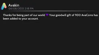 *Avakin Life* Claim Your FREE Gift Now 🎁 April 8th, 2025