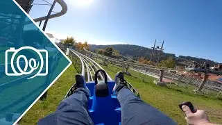 Bayerwald Coaster (Sommerrodelbahn) @ d'Rodelbahn St. Englmar 2022 - 4K Onride / POV Video