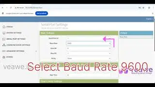 How to configure Modbus/Serial settings for WiFi to RS485 Converter #veawe #rs485 #converters