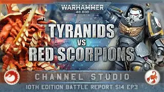 Red Scorpions Space Marines vs Tyranids Warhammer 40K Battle Report 10th Edition 2000pts