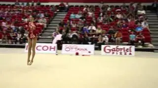 Maria Kitkarska  - Hoop - 2014 Canadian Rhythmic Gymnastics Championships