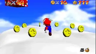 Super Mario 64, Etoile secr&egrave;te 14 : Au del&agrave; de l'arc-en-ciel