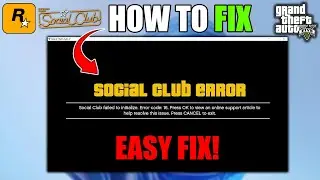 How to Fix GTA V Social Club Failed to Initialize Error Code 16 - GTA 5 Mods 2025