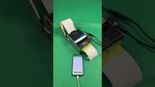 Thermal receipt printer with auto cutter! #pos #thermal #printer #factory
