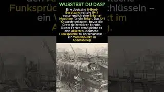 Wie ein U-Boot den Krieg verlor  #zweiterweltkrieg