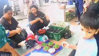 Ambil Buah durian dekat kampung bapak mertua di Sungai Rusa Serikei 