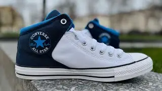 🩵Converse Street Mid бело-синие купить в Минске