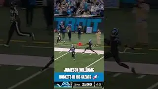 Jameson Williams So Fast He Started High Stepping at the 20