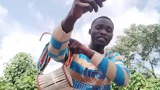 How to play Talking Drum ; OMELE TUTORIAL