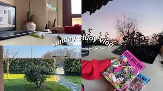 sunday study vlog ☀️ plus eating, chilling and mini manga haul