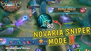 NOVARIA SNIPER MODE‼️ - Mobile legends 