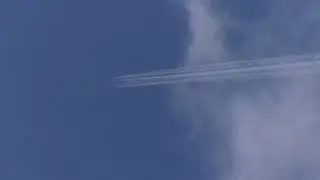 Austrian C-130K Hercules flys over with nice Contrails and Loud Prop Sound at 28.000 ft! #2