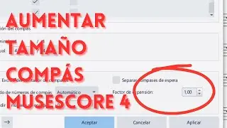 Nueva Forma de Aumentar el Tamaño de Compases en Musescore 4